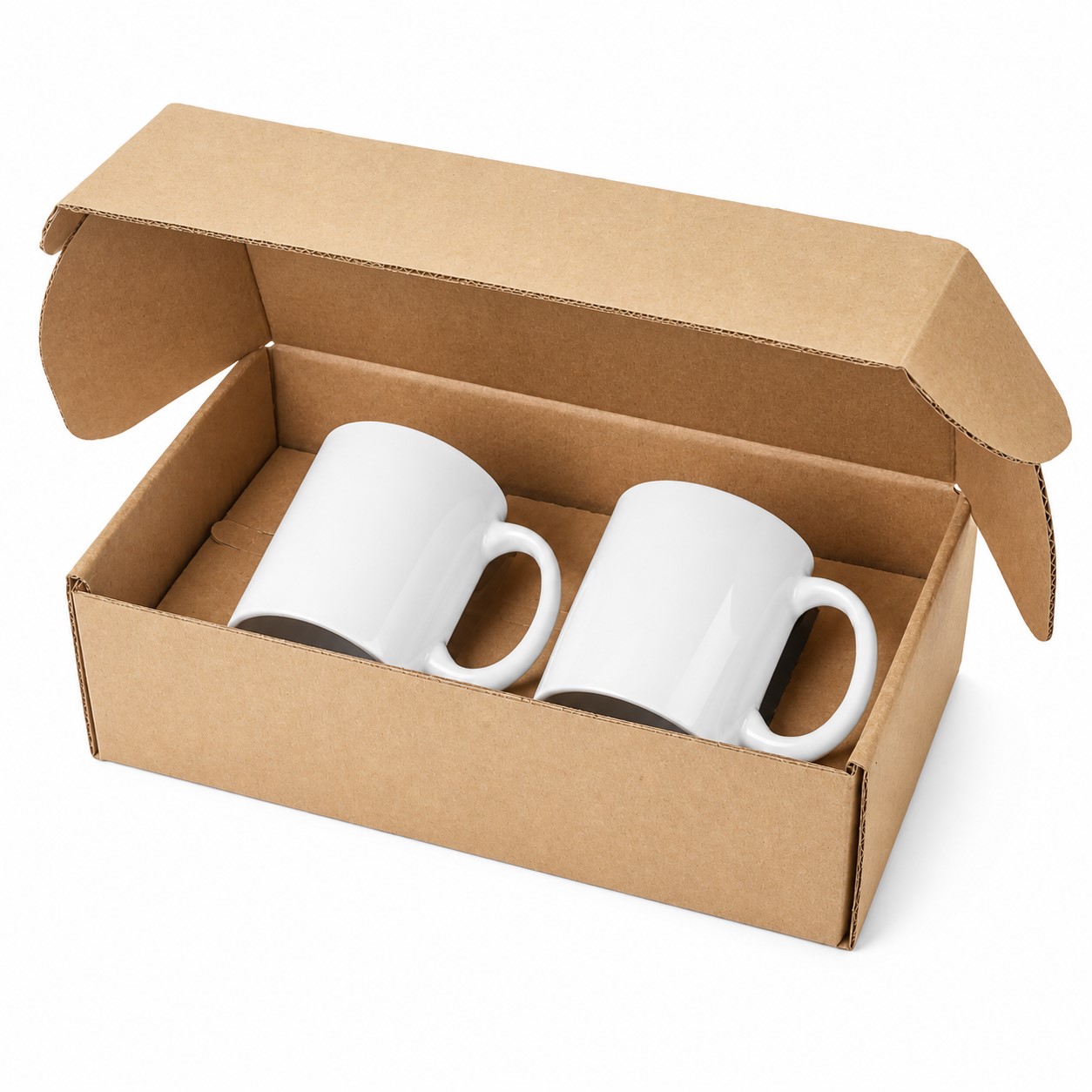 Boxed Ceramic Mug Pair With Fitted Inserts — view 2