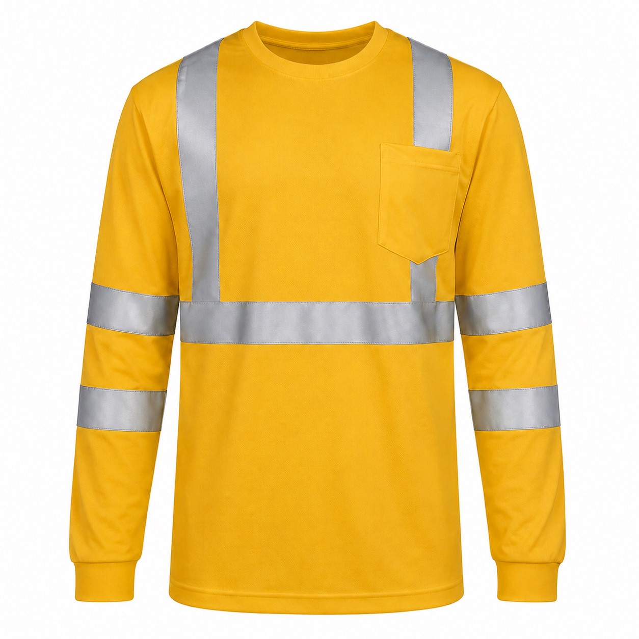 Long Sleeve Reflective Crewneck Shirt — view 6