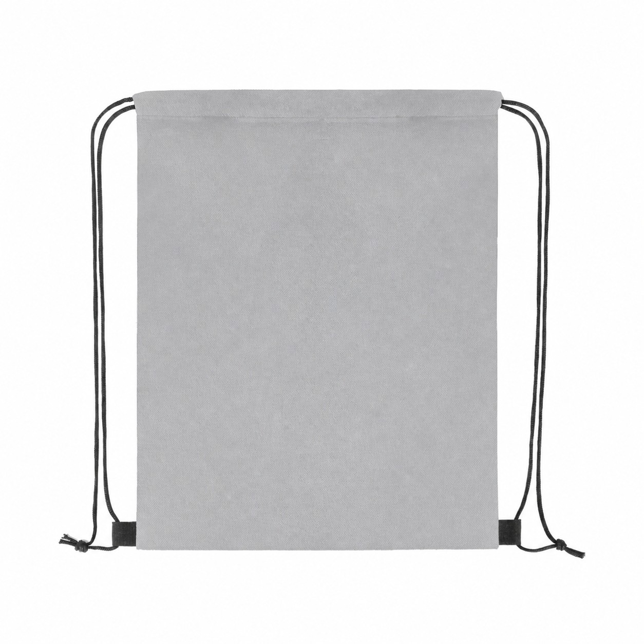 RPET Non-Woven Drawstring Bag — Silver