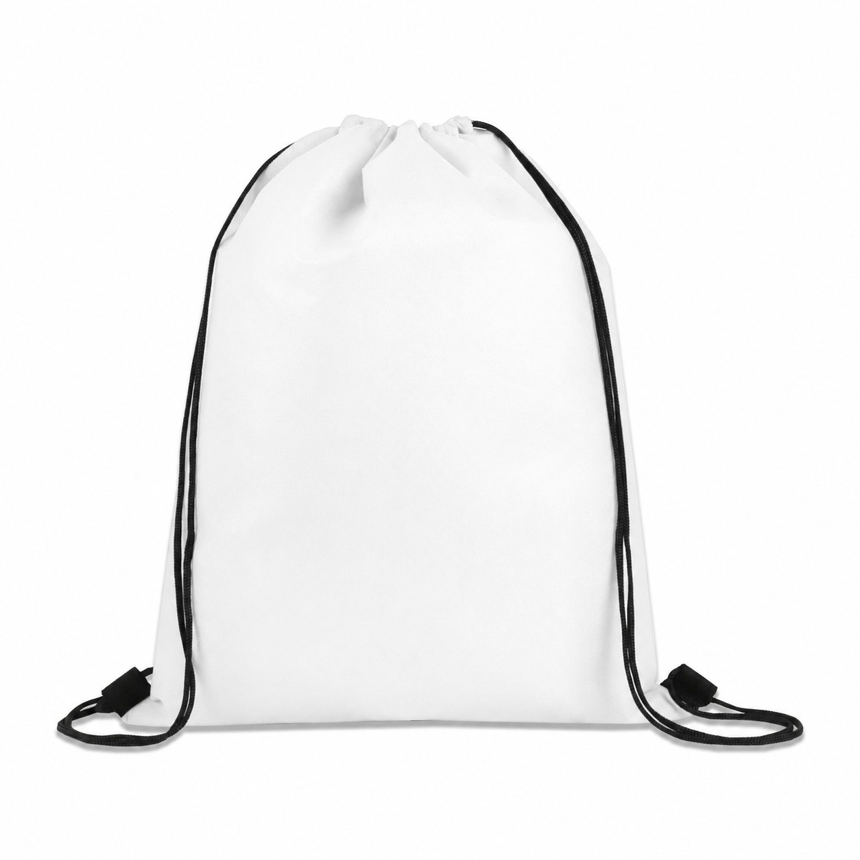 80GSM Non-Woven Drawstring Bag — White