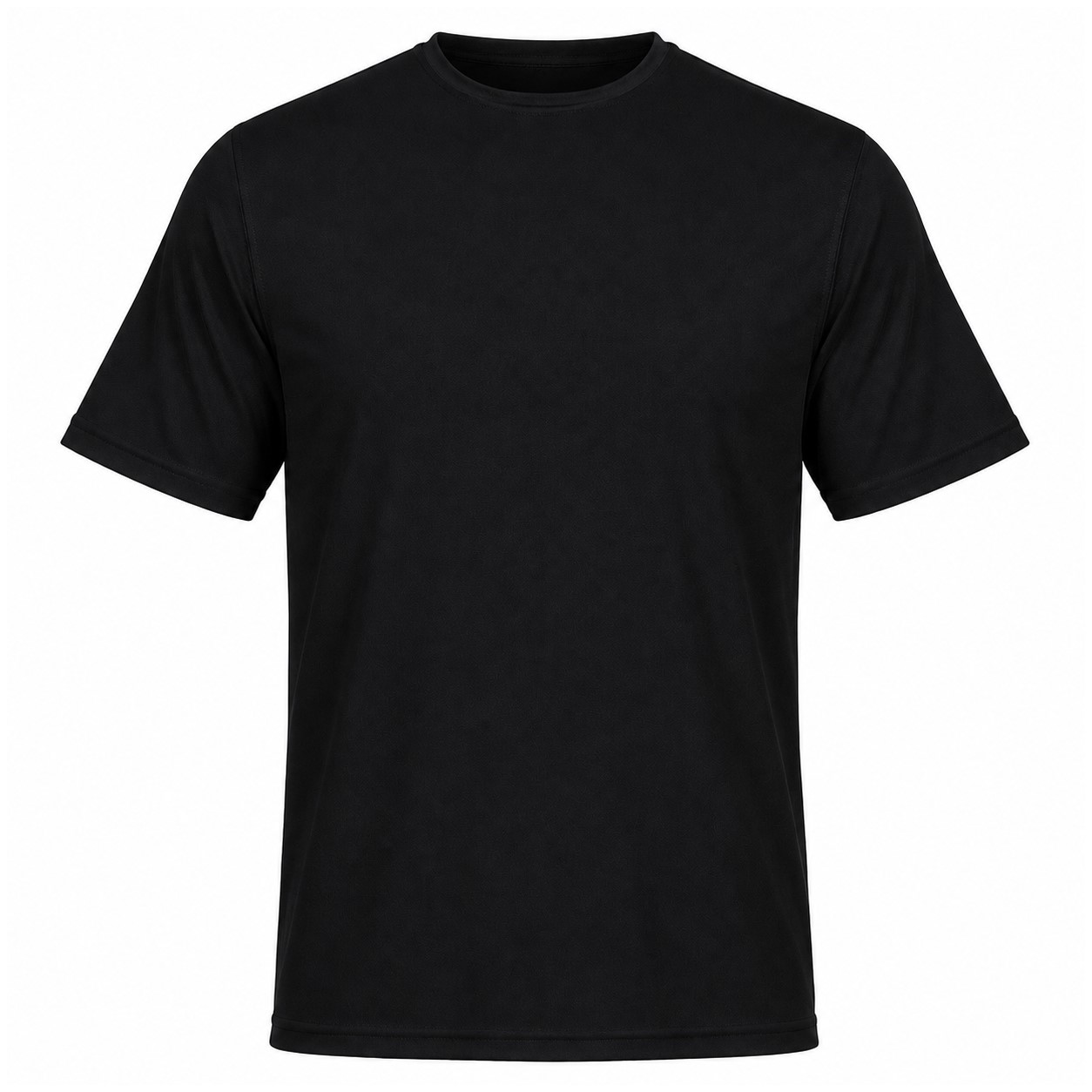 Moisture Wicking Quarter Zip Pullover — Black