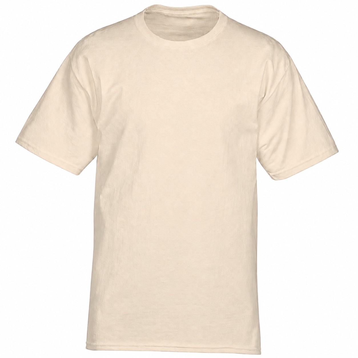 Authentic Cotton Screen T Shirt — Beige