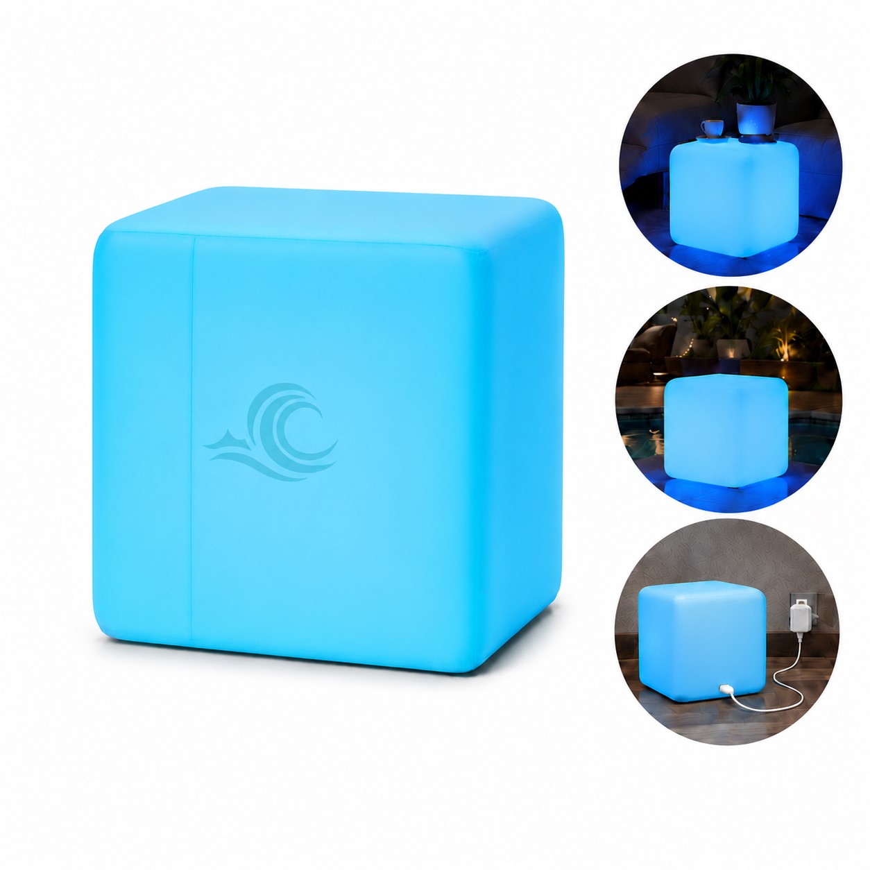 Compact Waterproof Rechargeable Cube Light