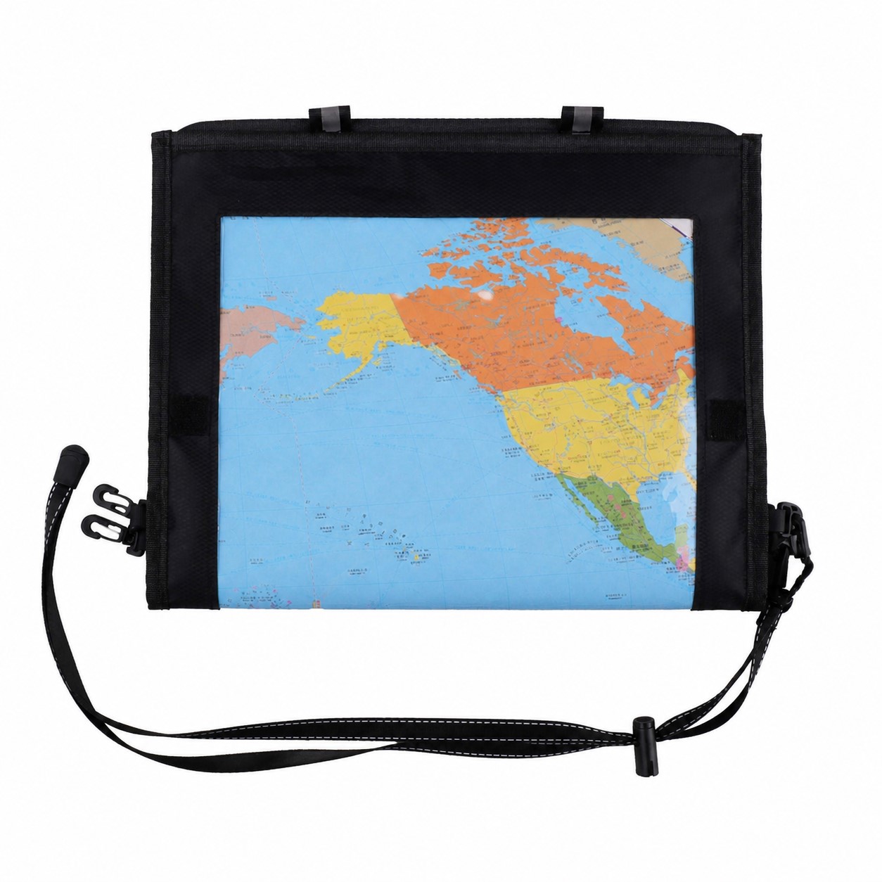 Clear Window Waterproof Polyester Map Pouch — view 2