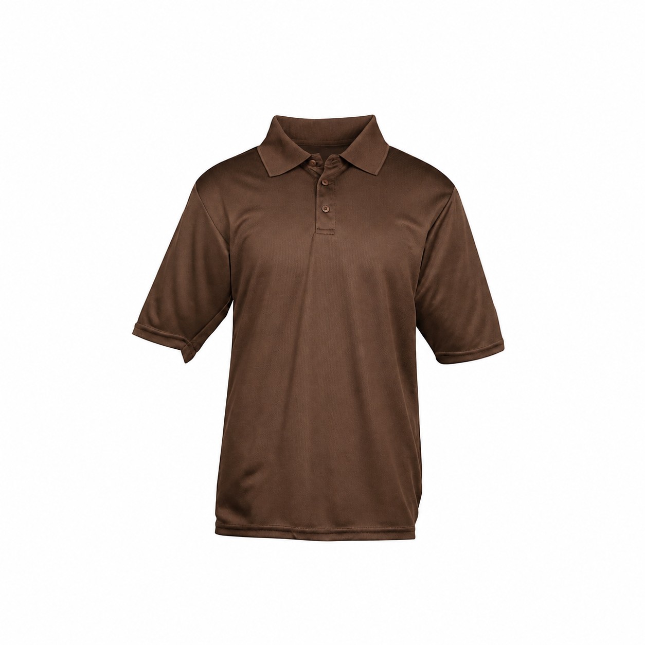 Pocket Sun Protection Polo — Brown