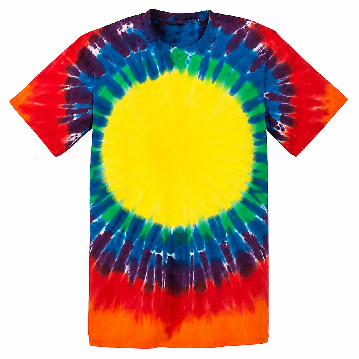 Rainbow Cotton Tie Dye Shirt — view 2