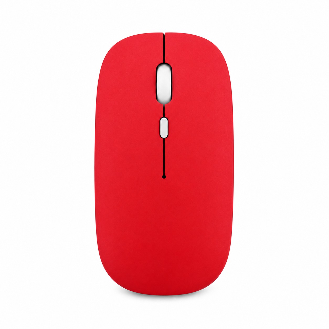 Rechargeable Wireless Bluetooth Mouse — Red