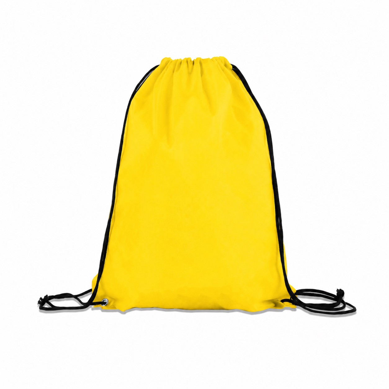 210D Polyester Ocean Drawstring Bag — Yellow