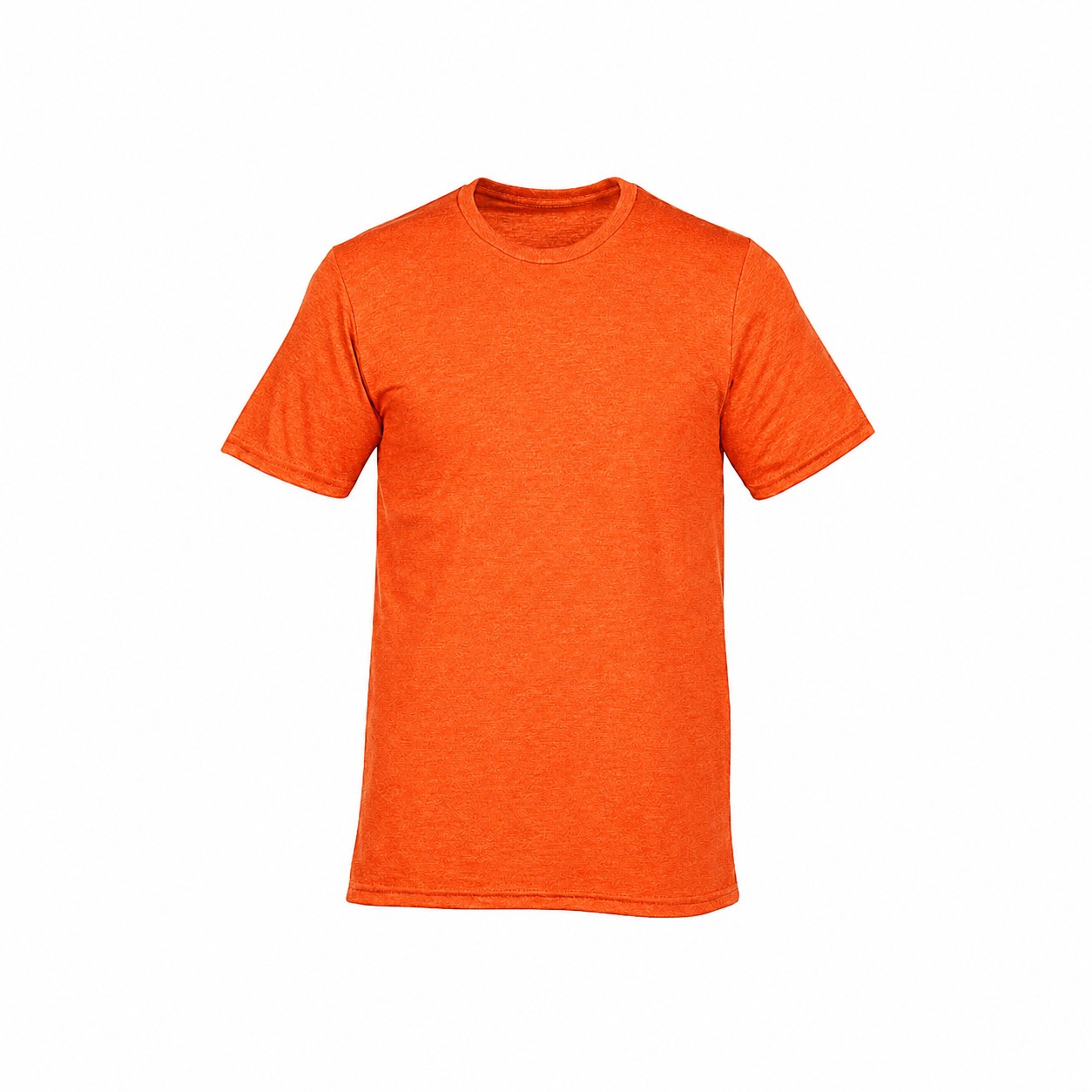 Recycled Tri Blend Crewneck Tee — Orange