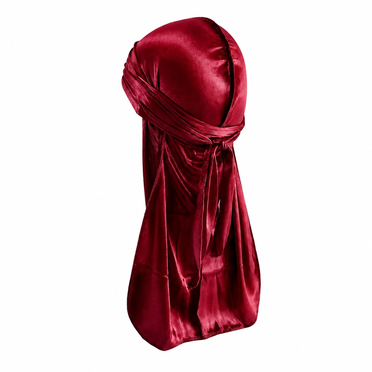 Polyester Pirate Head Wrap Scarf — Dark Red