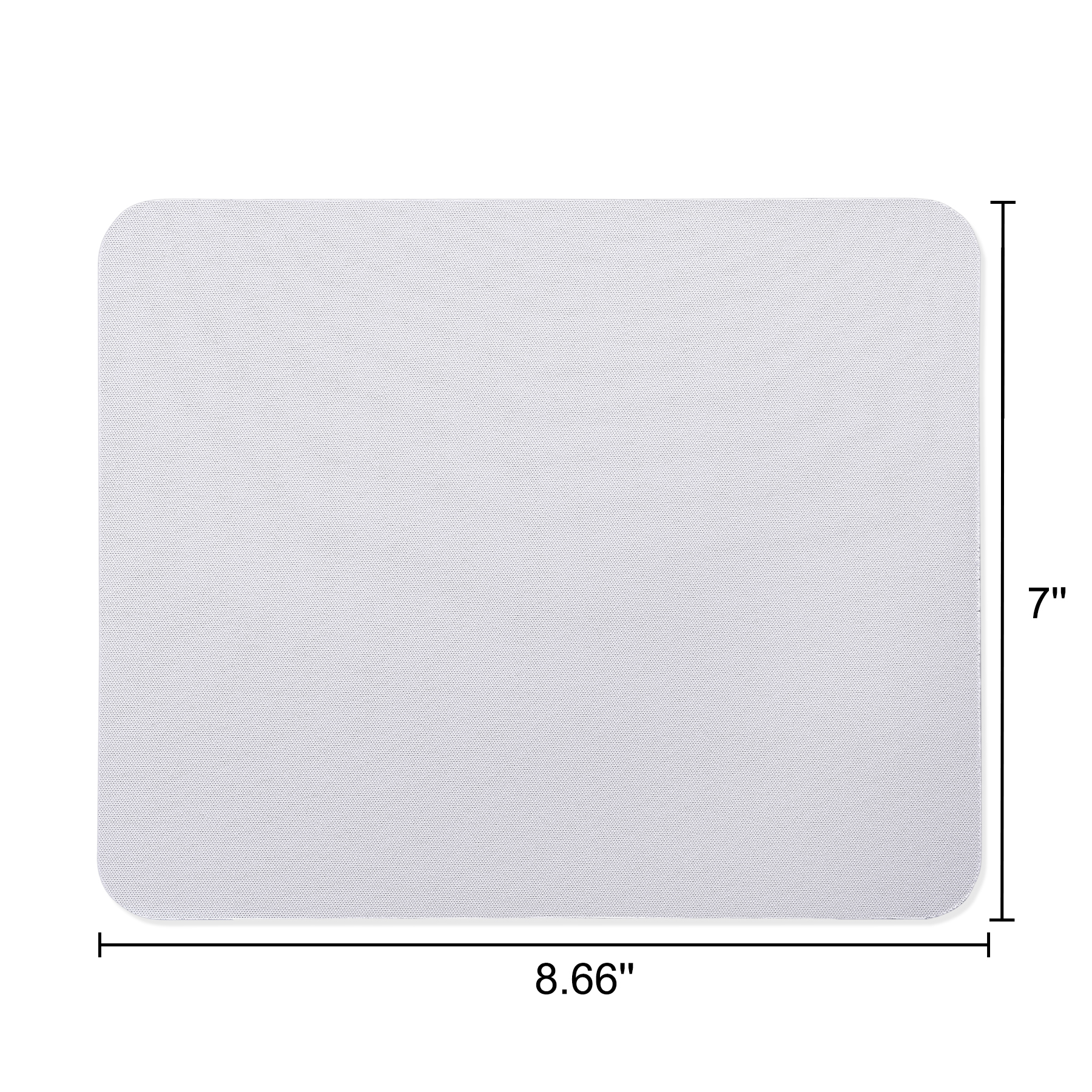 Thin Fabric Mouse Pad With Rubber Base — view 2