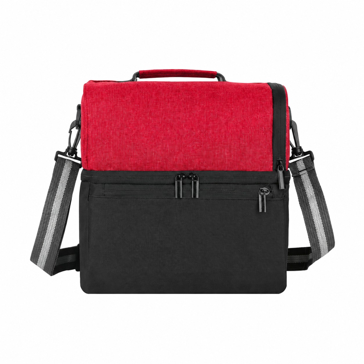 300D Polyester 10" Cooler Bag — Red