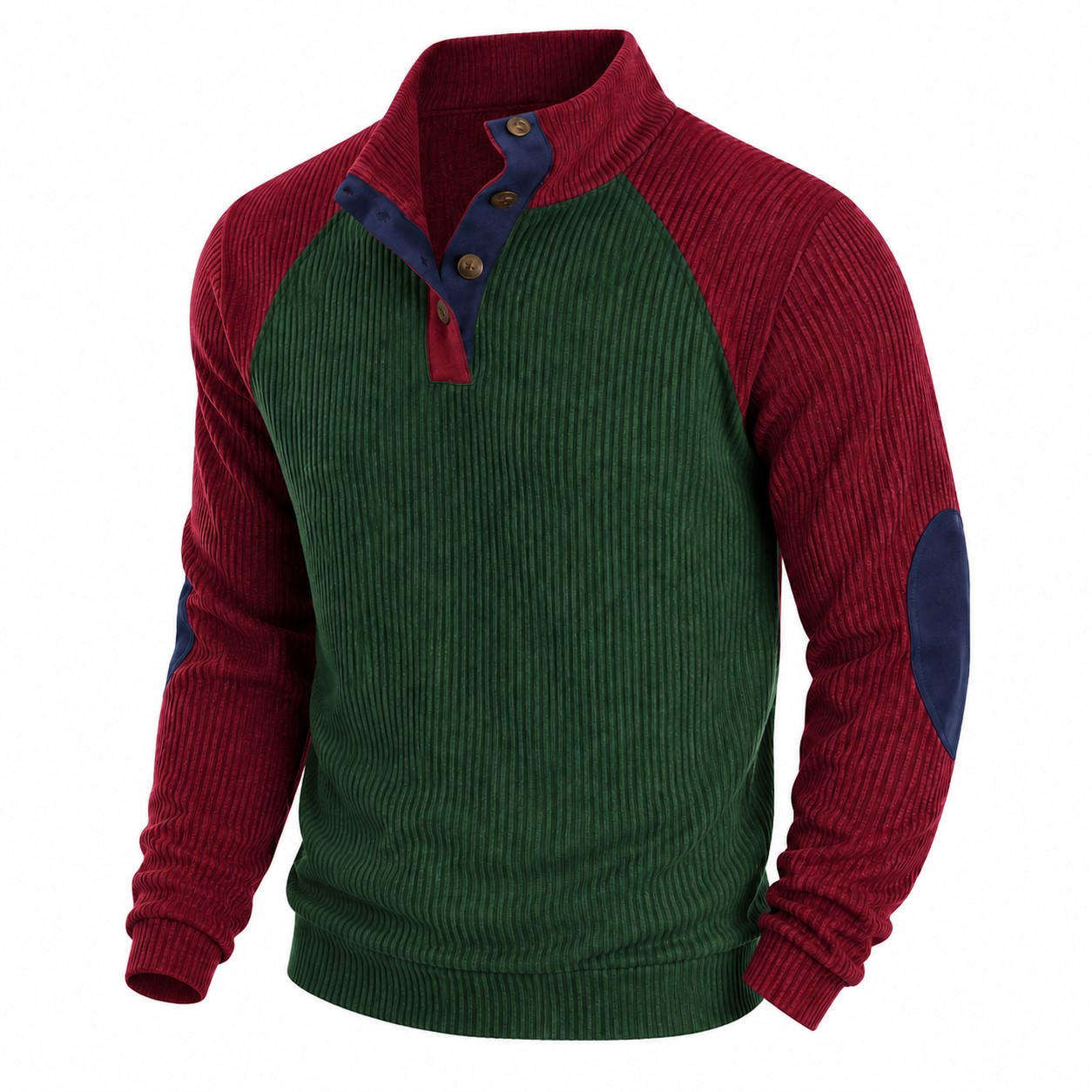 Western Fleece Quarter Zip Pullover — Green