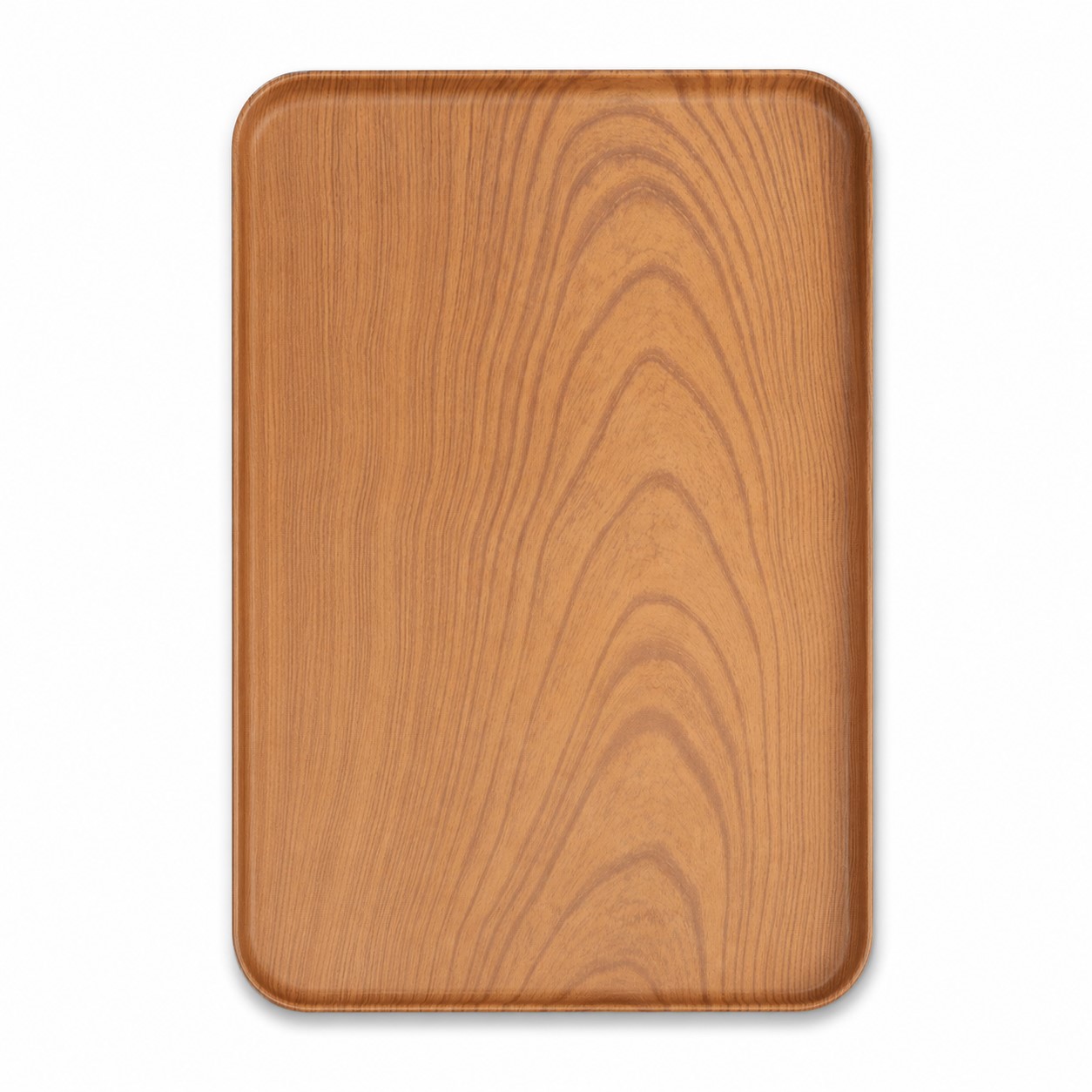 Large Woodgrain PP Dinner Tray — view 2