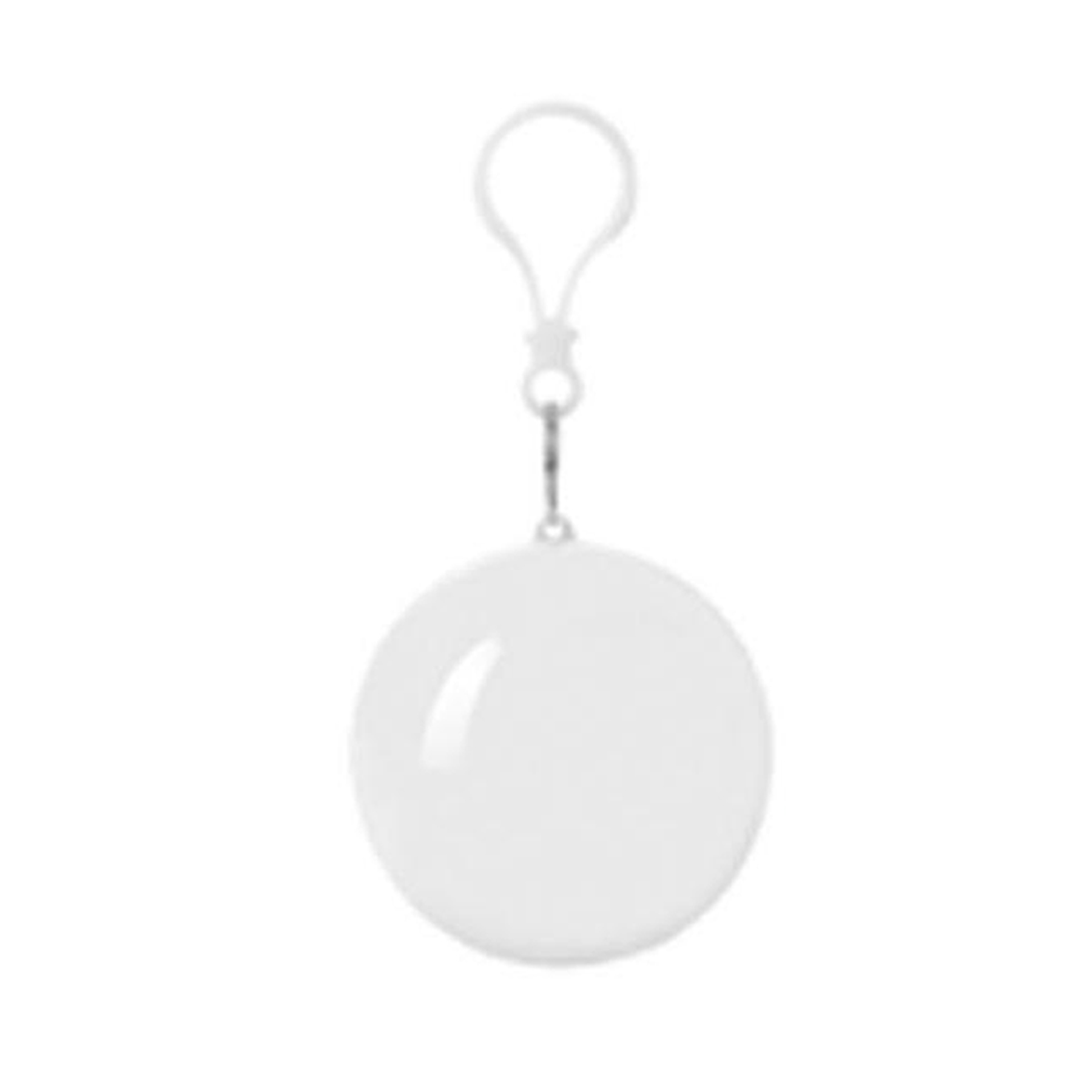 Rain Poncho Ball Keychain — view 2