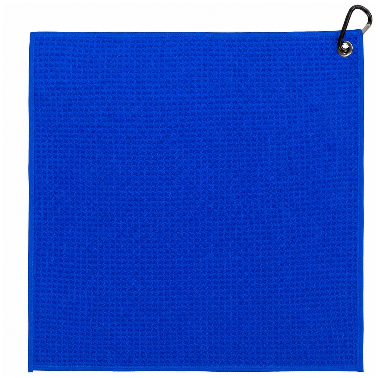 Waffle Polyester Golf Towel — Blue
