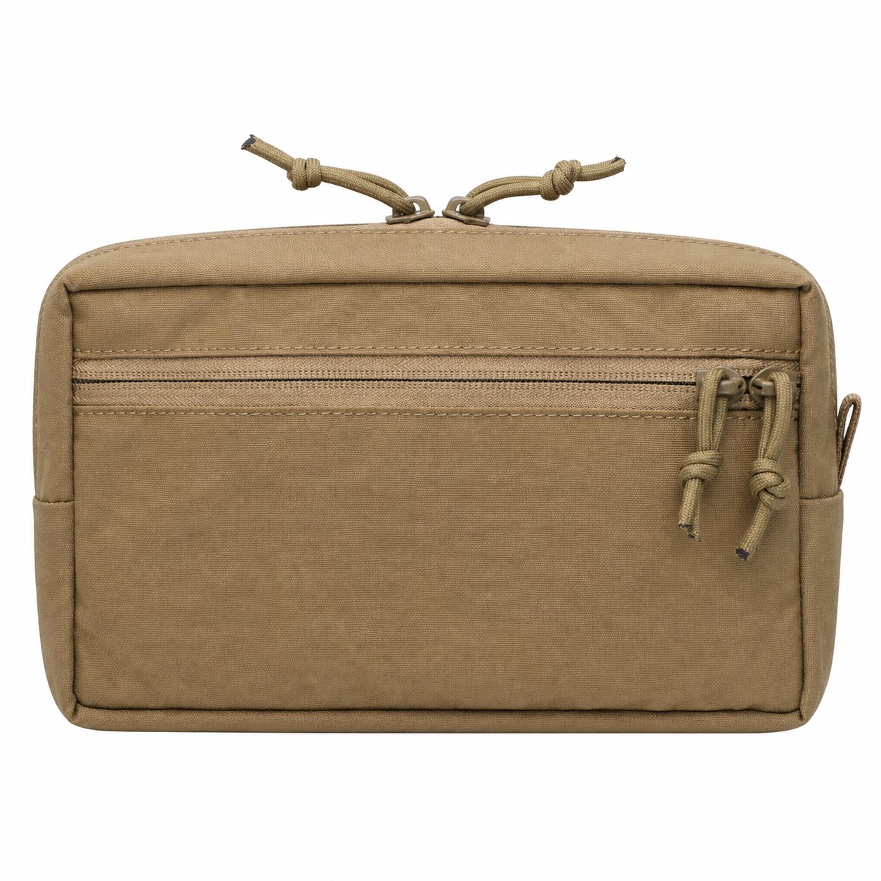 Dual Zip Polyester Field Pouch — view 2
