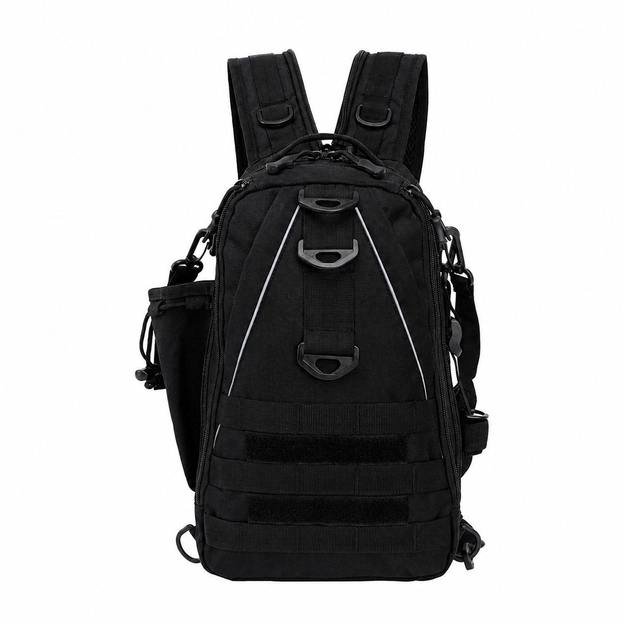 Convertible Tactical Sling Backpack — Black