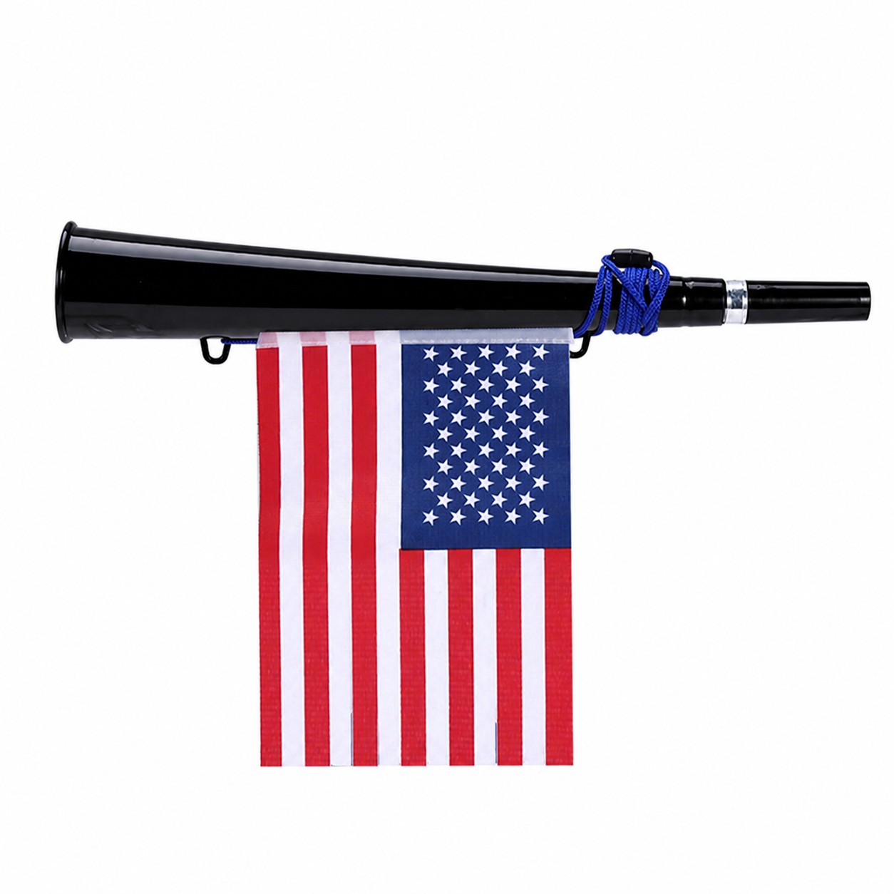 Stadium Cheer Horn Flag Set — Black