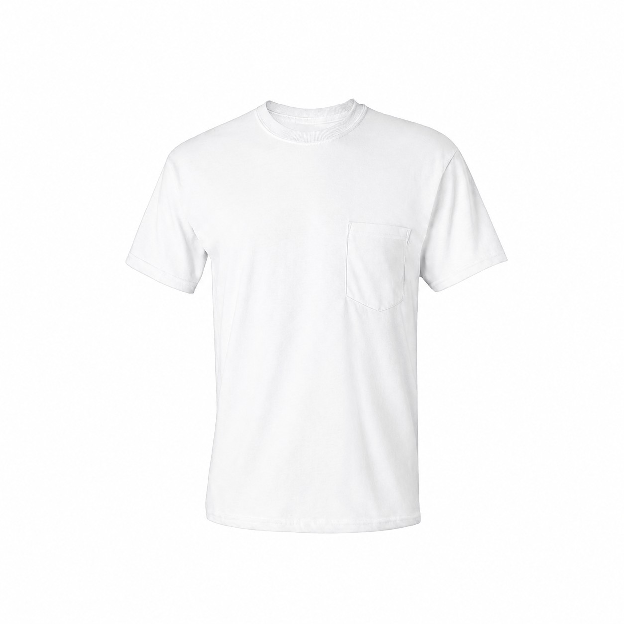 Cotton Pocket Shirt — White