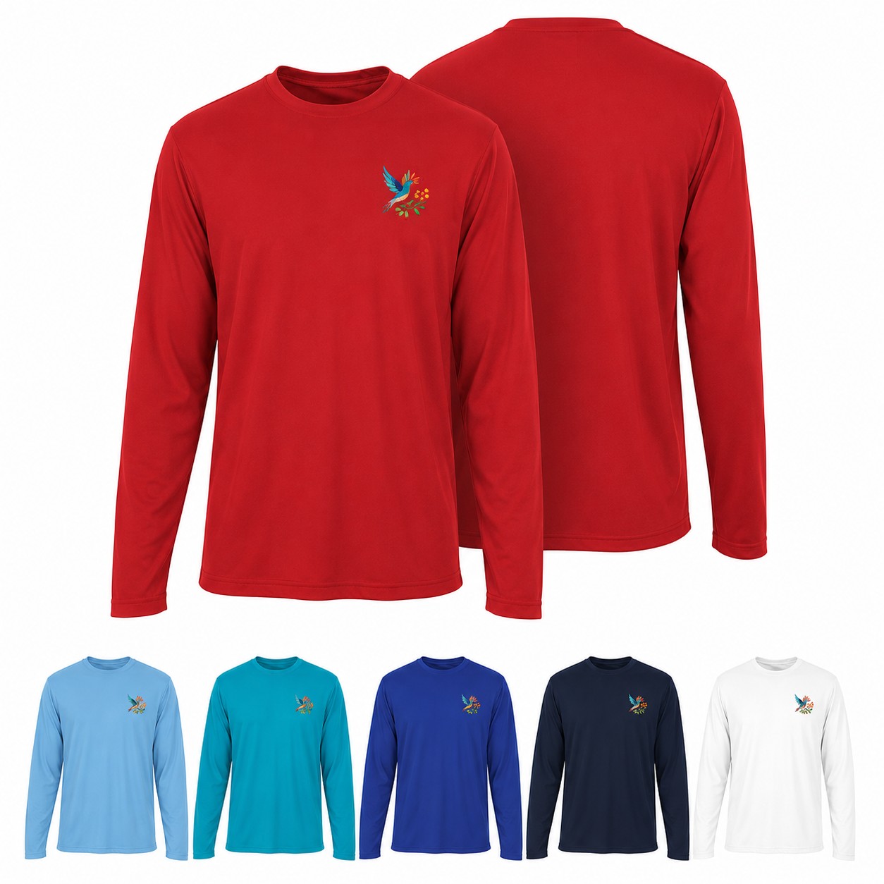 Polyester Long Sleeve Team Shirt