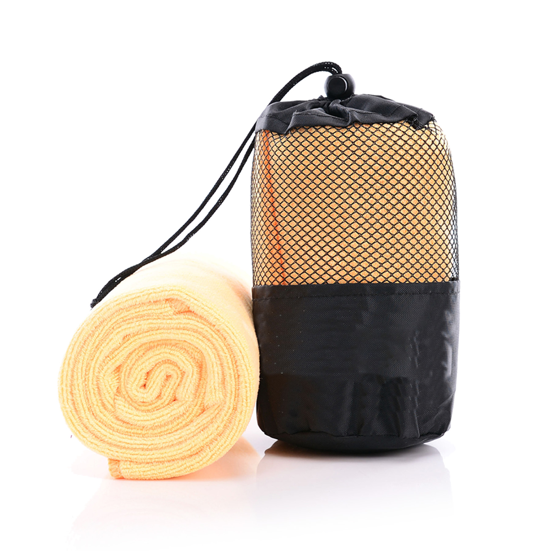 Microfiber Sports Towel With Mesh Sack — view 2
