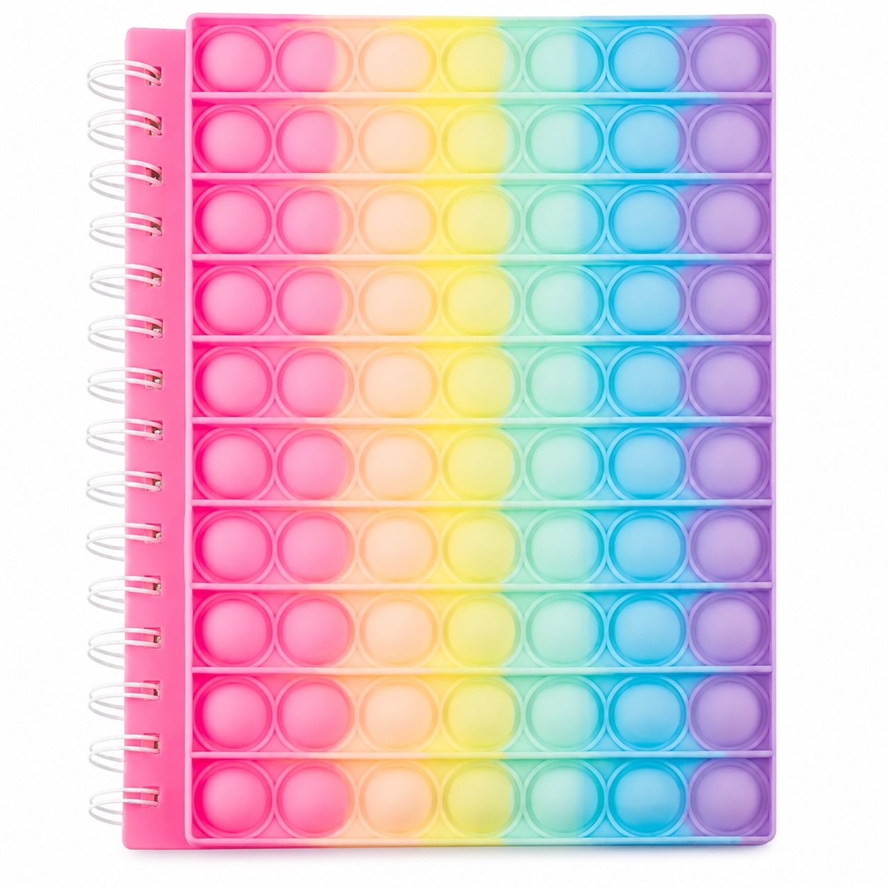 Rainbow Sensory Pop Spiral Journal — view 2