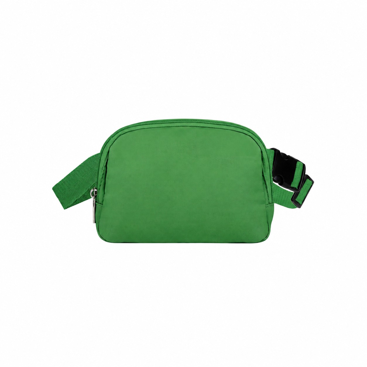 Zippered Storage 290T Polyester Fanny Pack — Green
