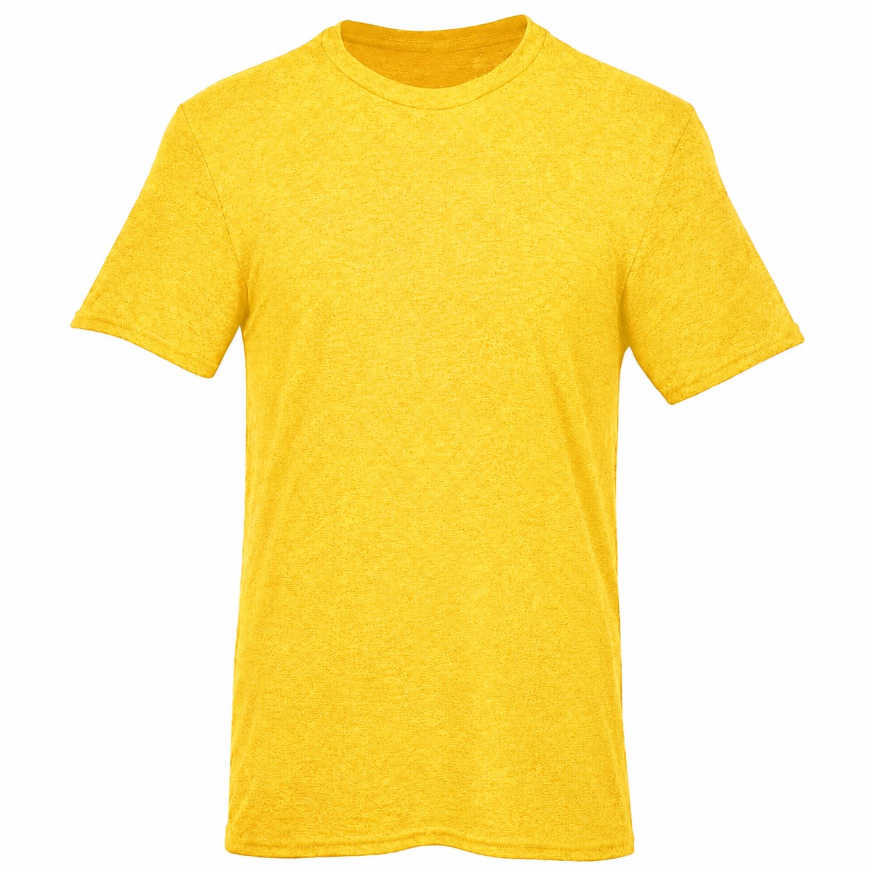 Cotton Jersey Crewneck T-Shirt — Yellow
