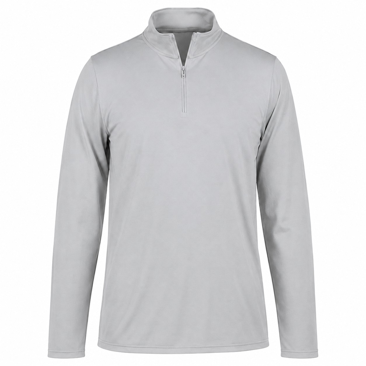 Recycled Polyester Team Pullover — Silver