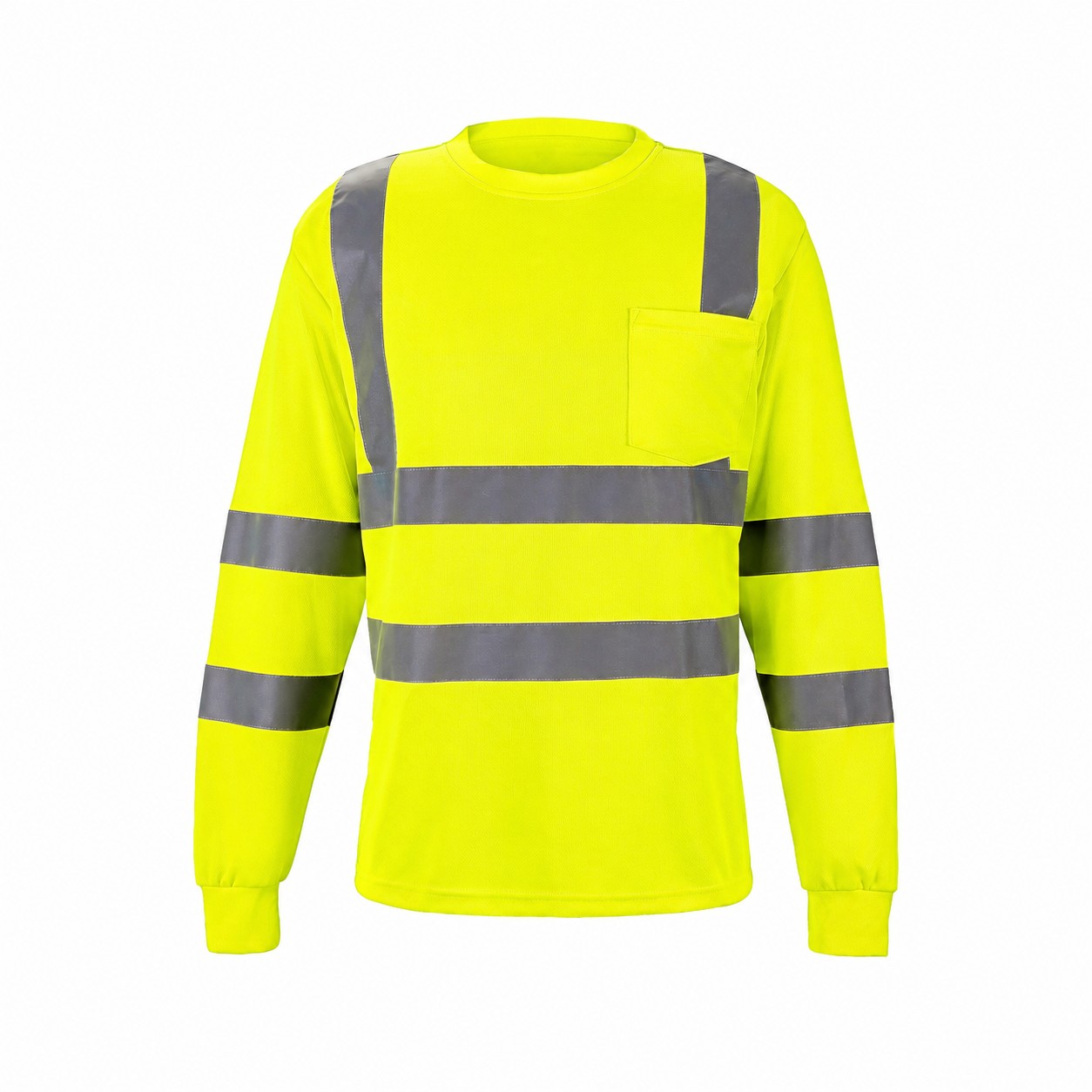 Hi Viz Reflective Safety T-Shirt — Safety Yellow