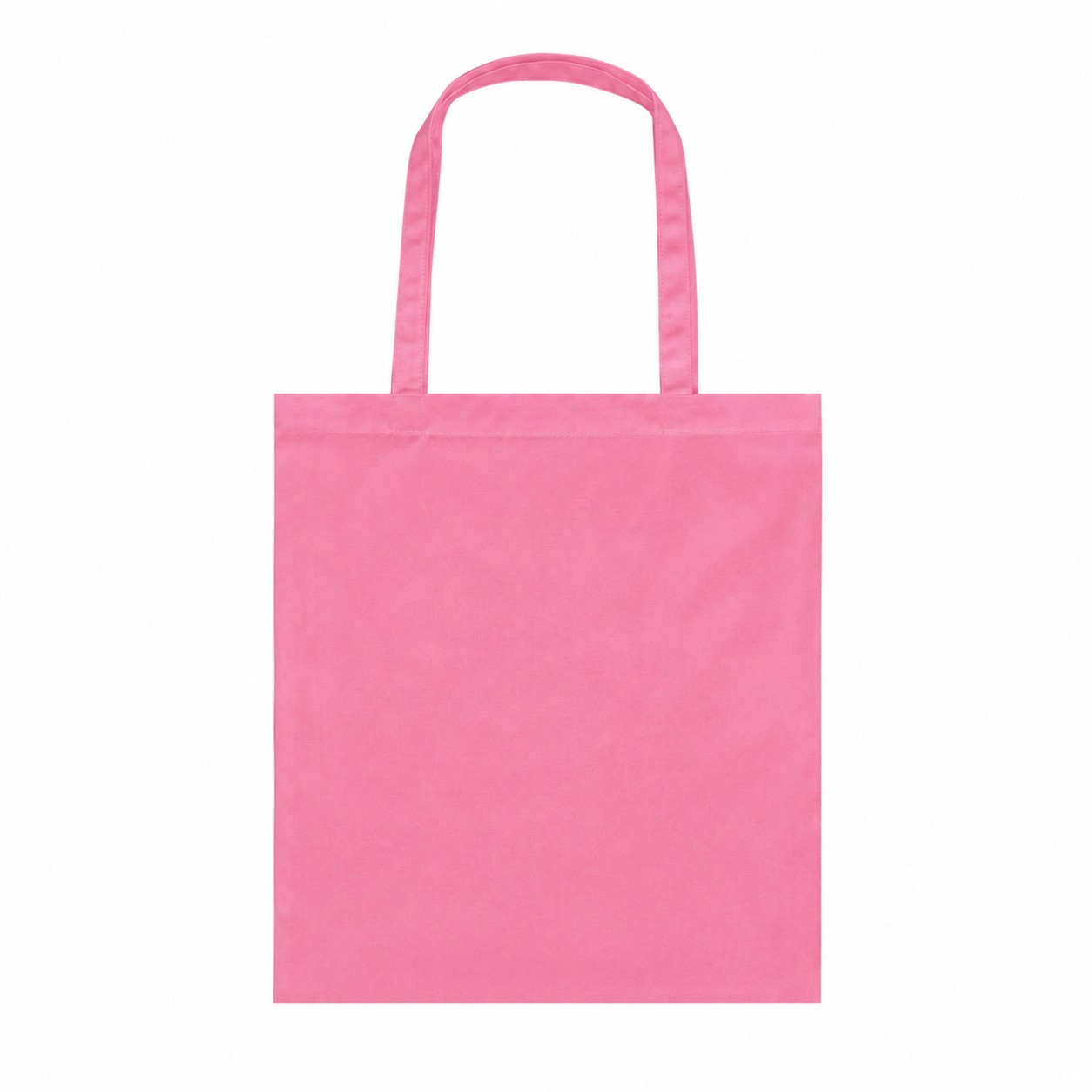 8 Oz Polyester Canvas Tote Bag — Pink