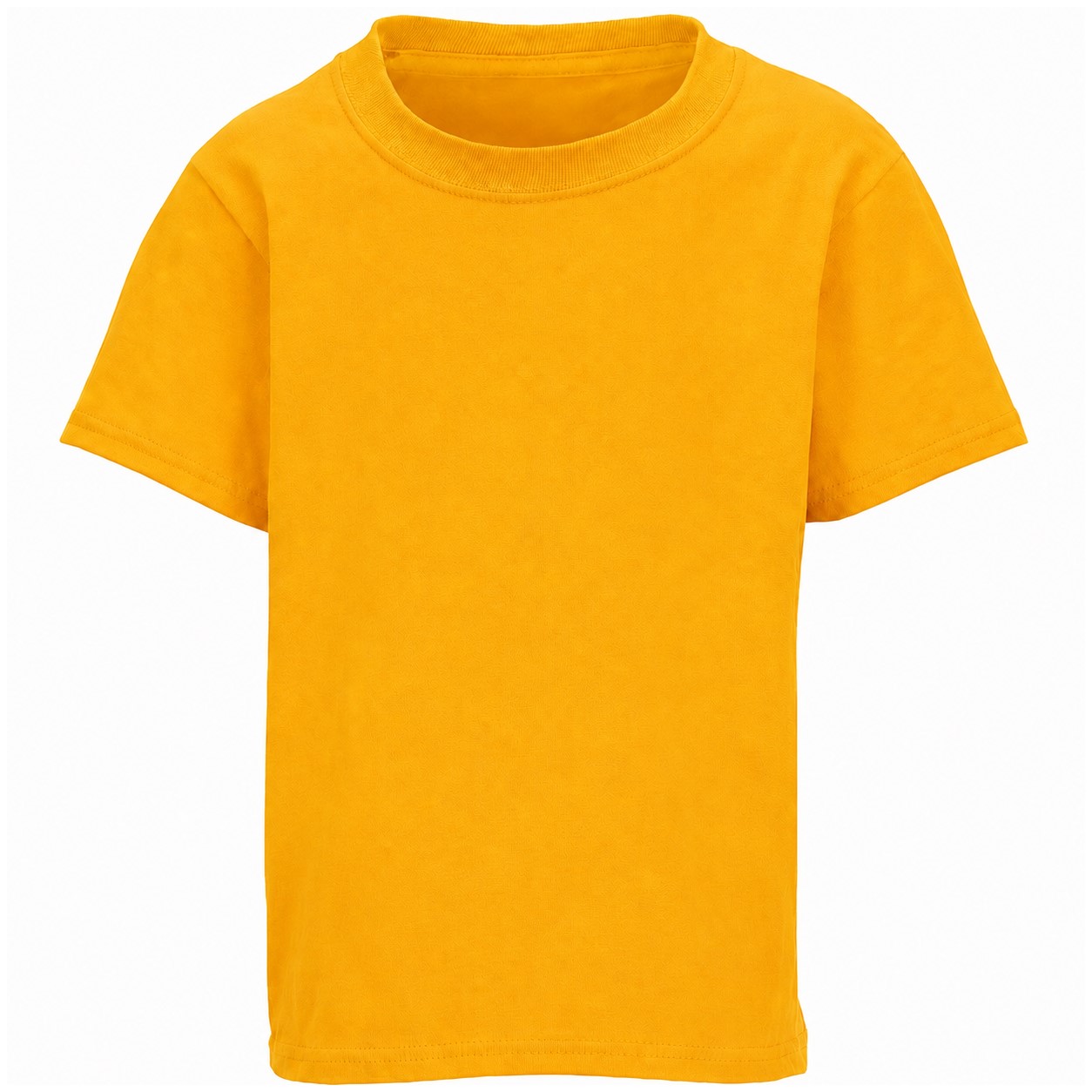 Youth Midweight Cotton Crewneck T-Shirt — Gold