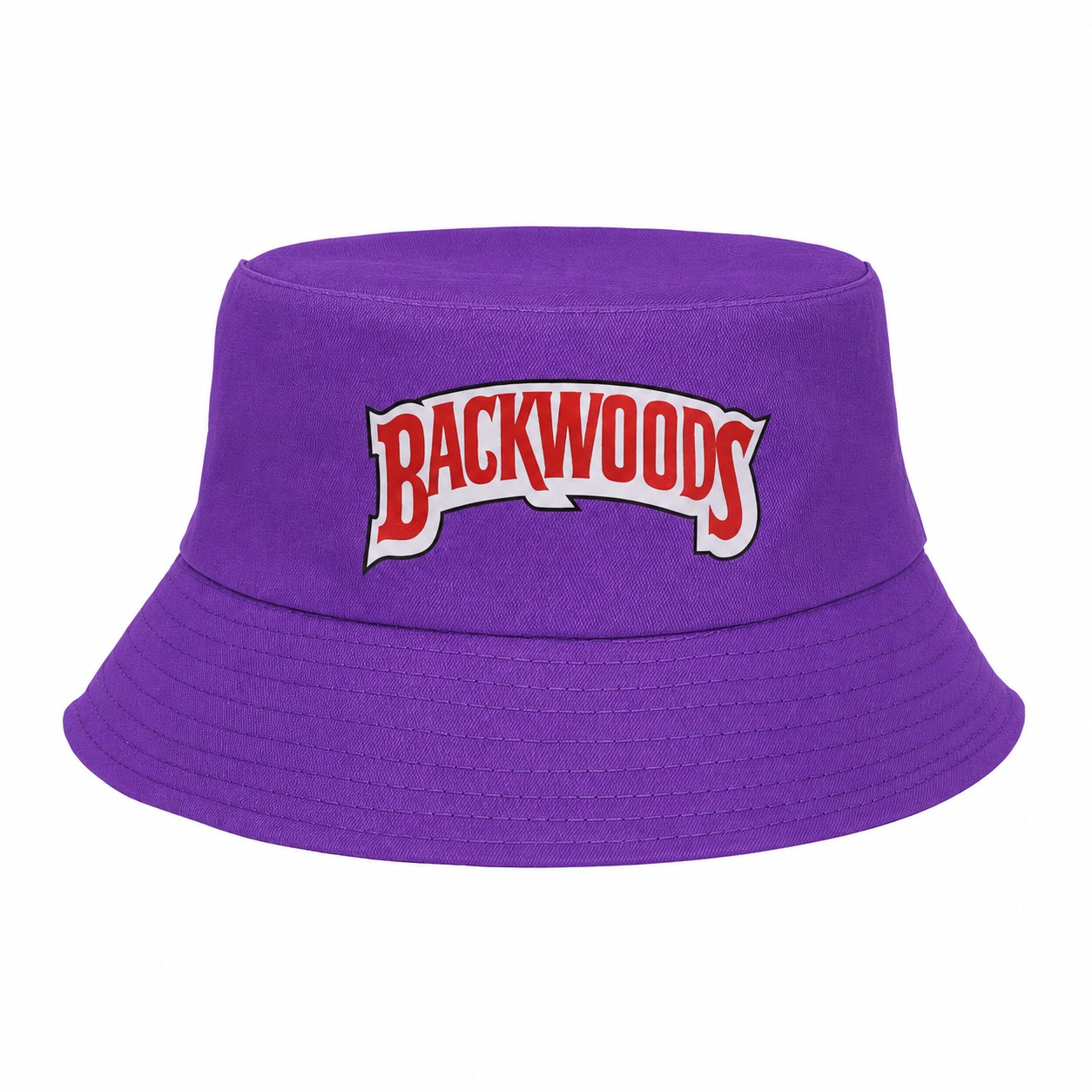 Foldable Polyester Bucket Hat — Purple