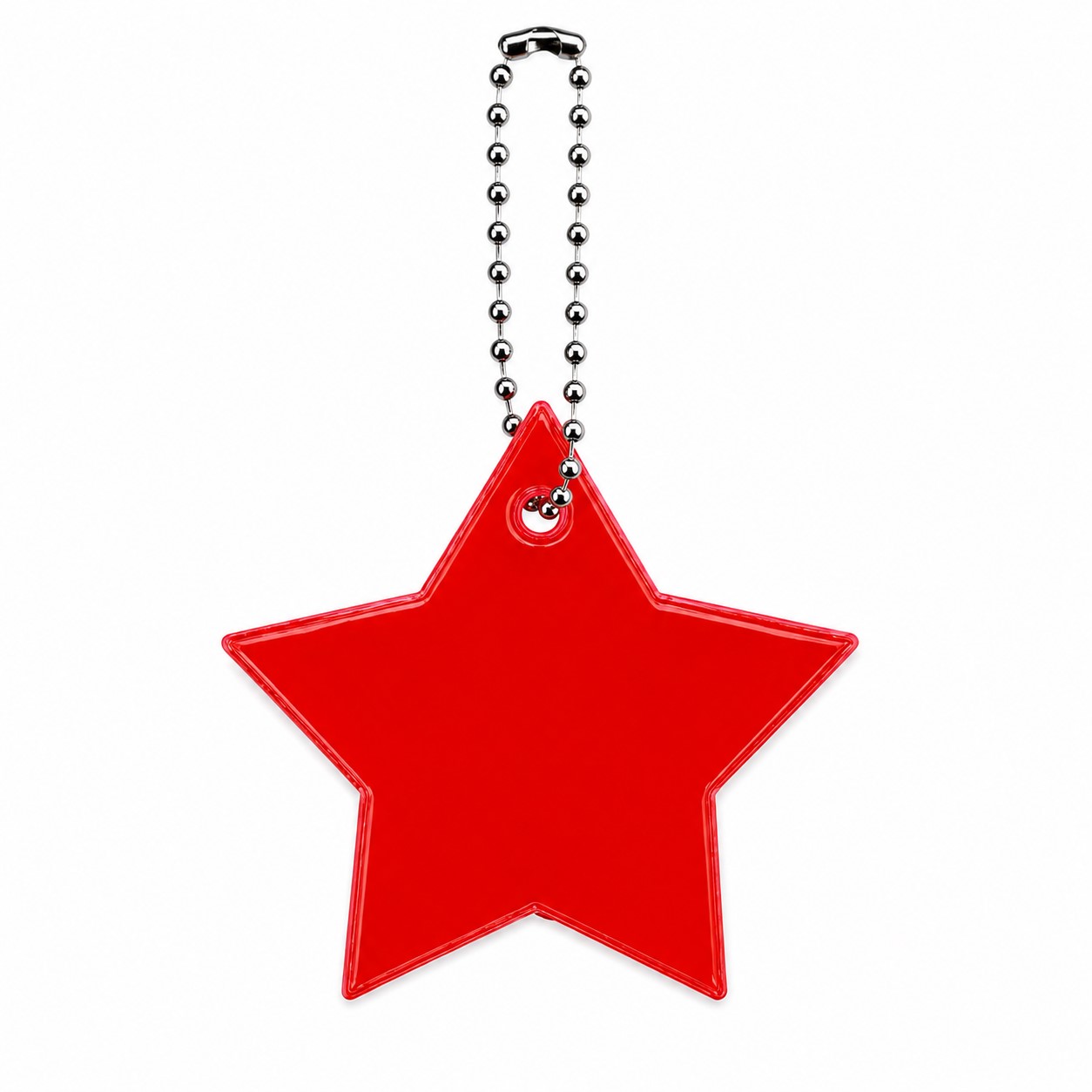 Reflective Star Safety Keychain — view 2