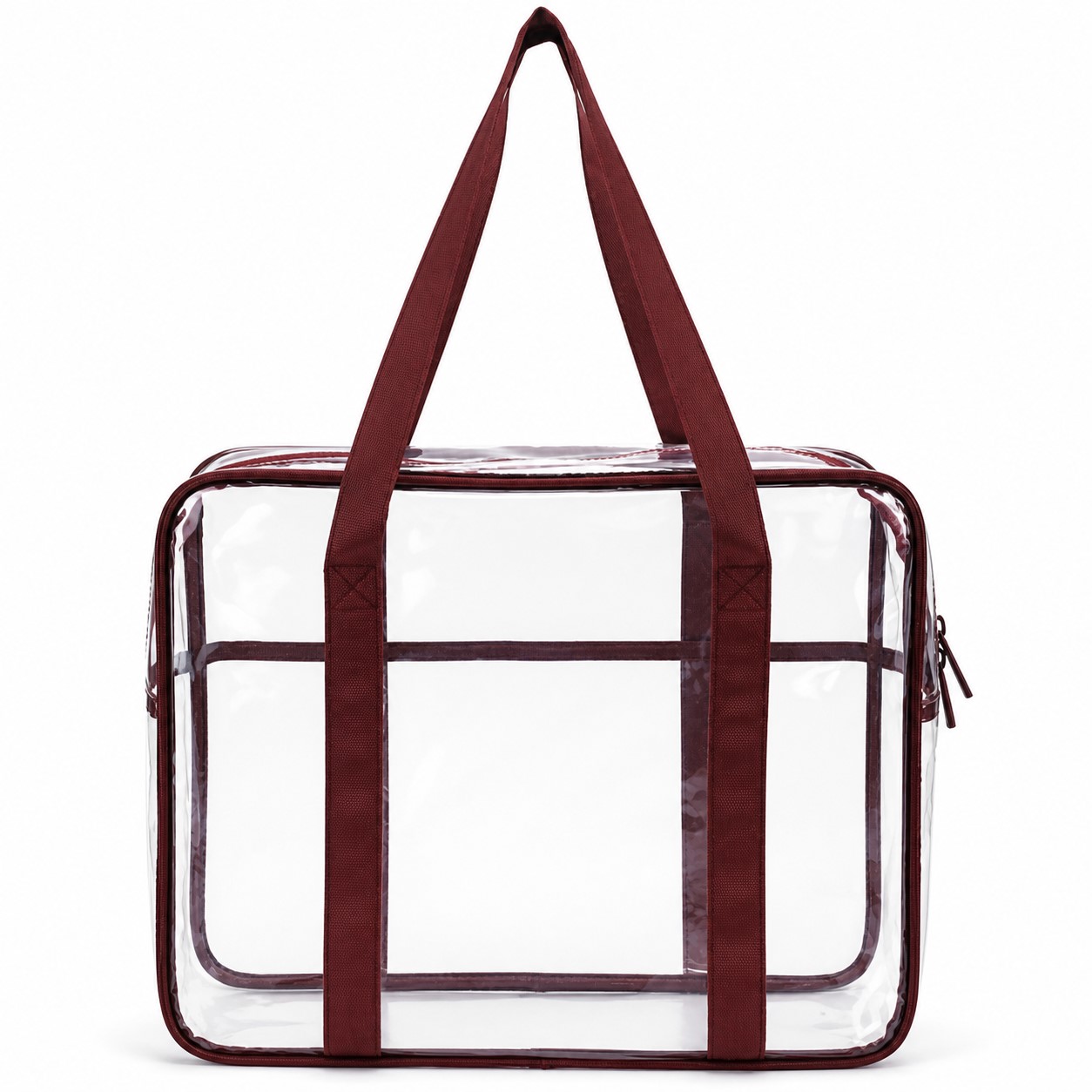 Clear Polyester Shoulder Tote Bag — view 2