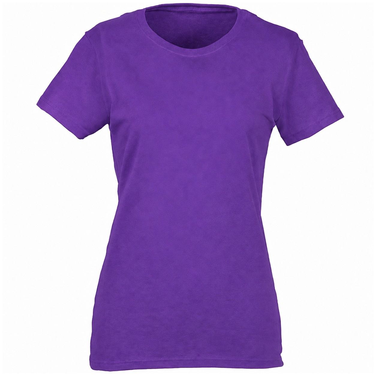 Ladies' Midweight Cotton T-Shirt — Purple