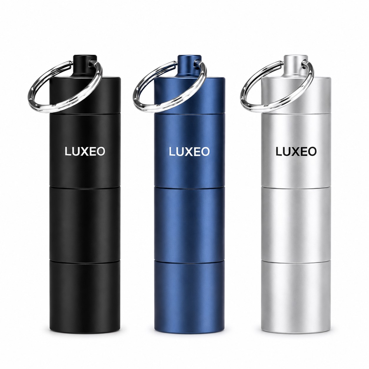 Stackable Detachable Aluminum Pill Box