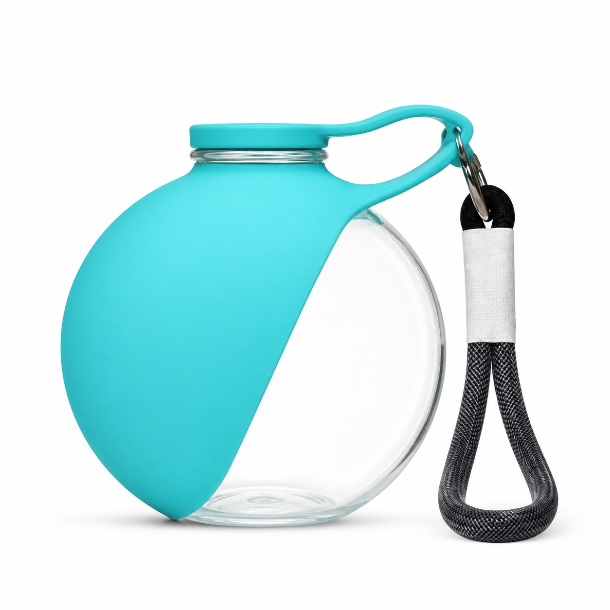 Stainless Steel Pet Water Bottle With Foldable Trough — view 2