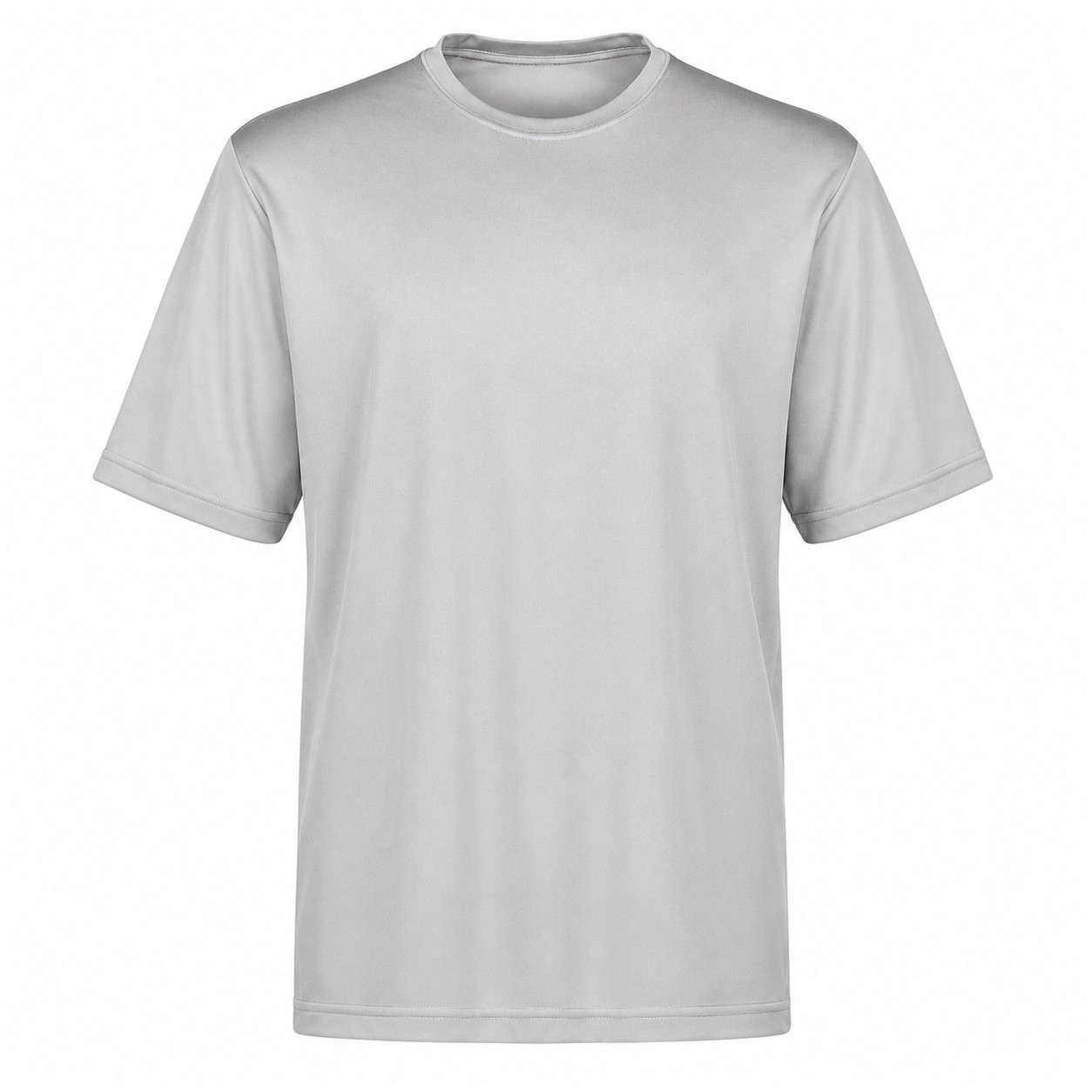 Recycled Polyester Stretch Quarter-Zip Pullover — Silver