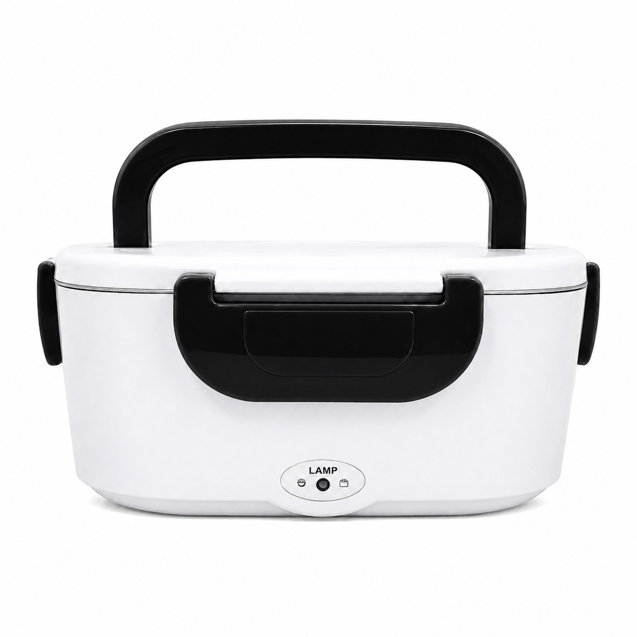 Electric Stainless Lunch Box Warmer — Black