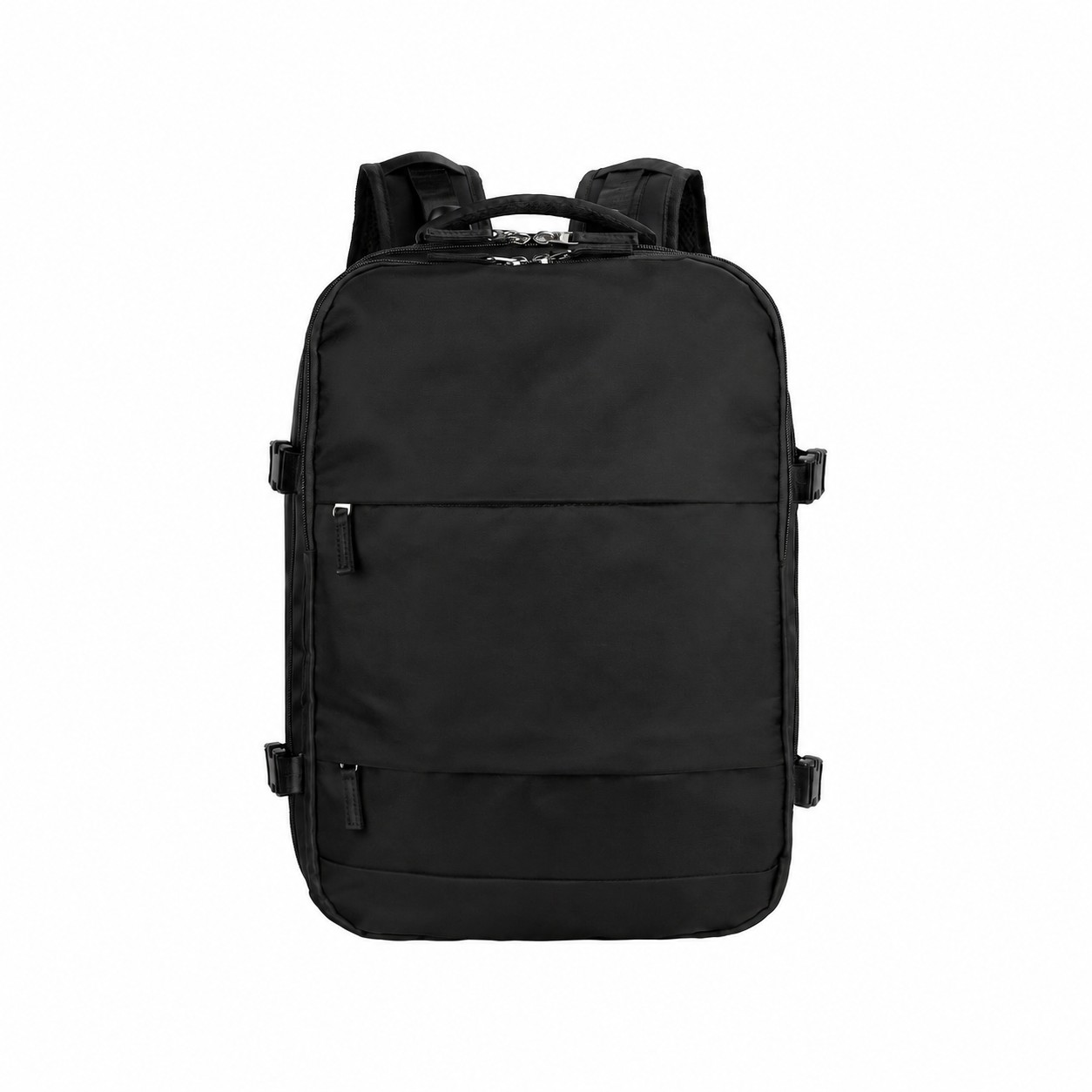 Large Shoe Compartment Backpack — Black