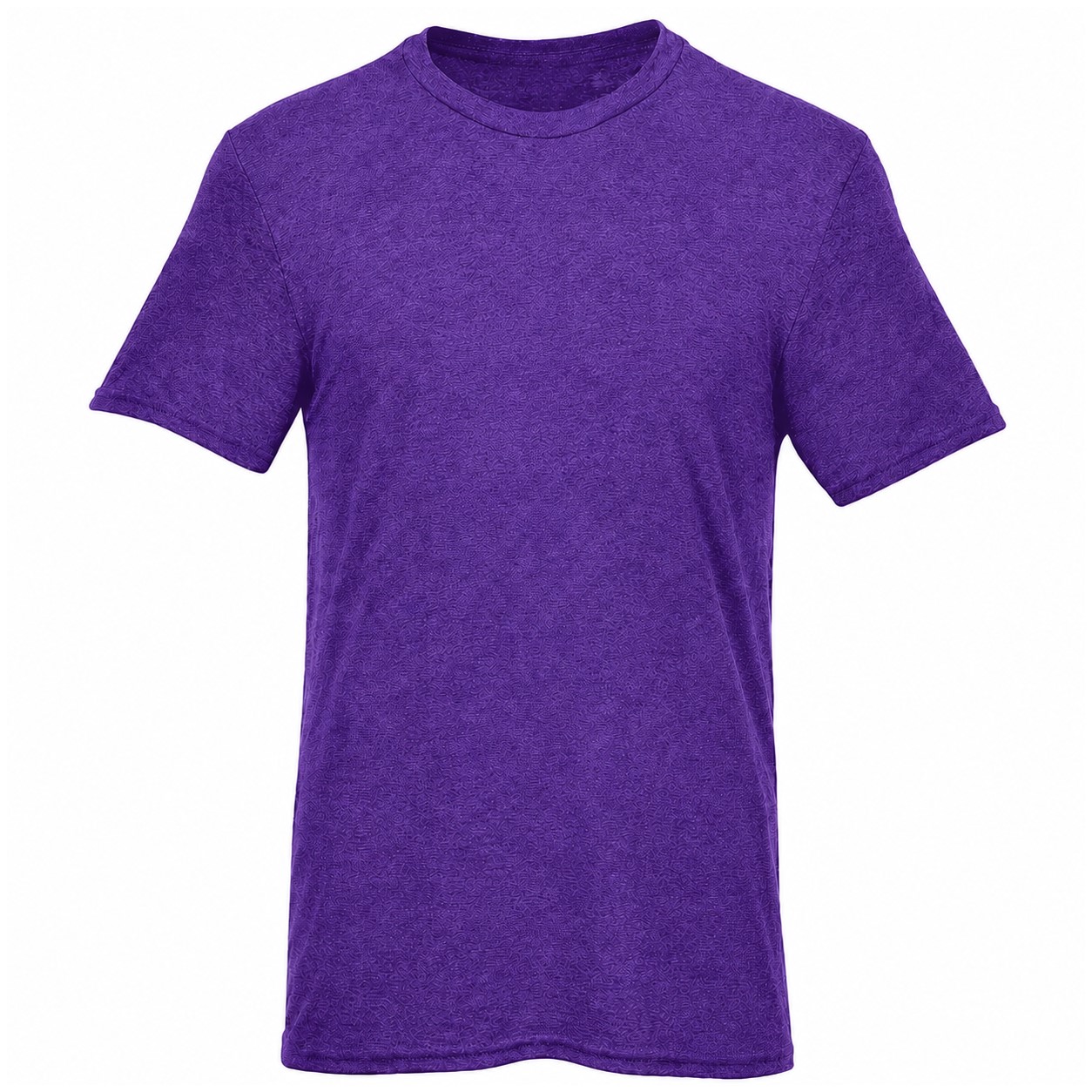 Cotton Jersey Crewneck T-Shirt — Purple