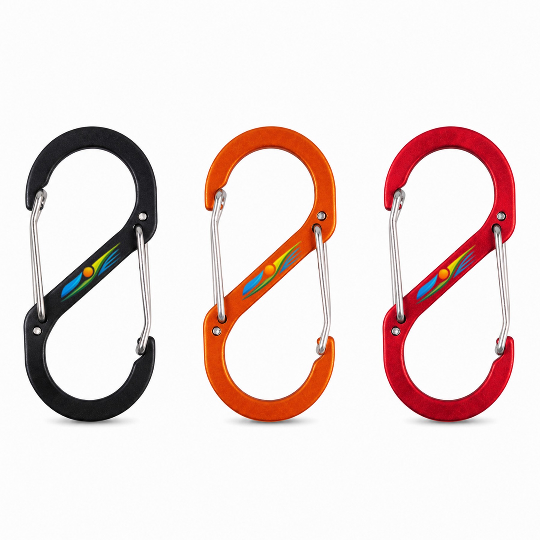 Lightweight Aluminum S Carabiner With Dual Gates — view 1
