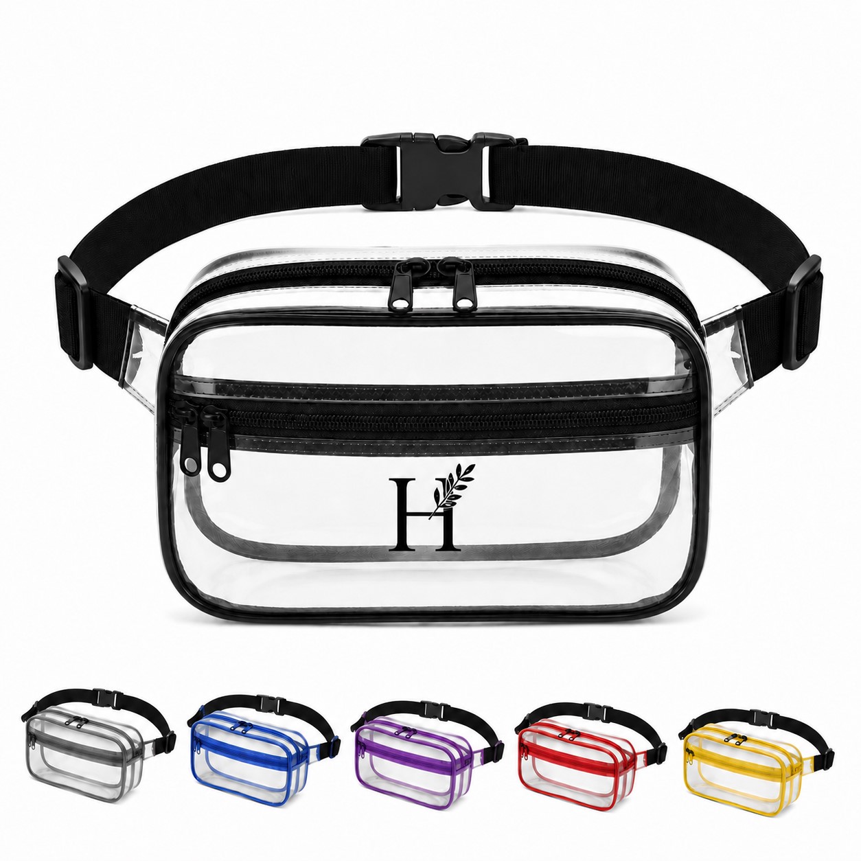 Clear PVC Adjustable Belt Fanny Pack