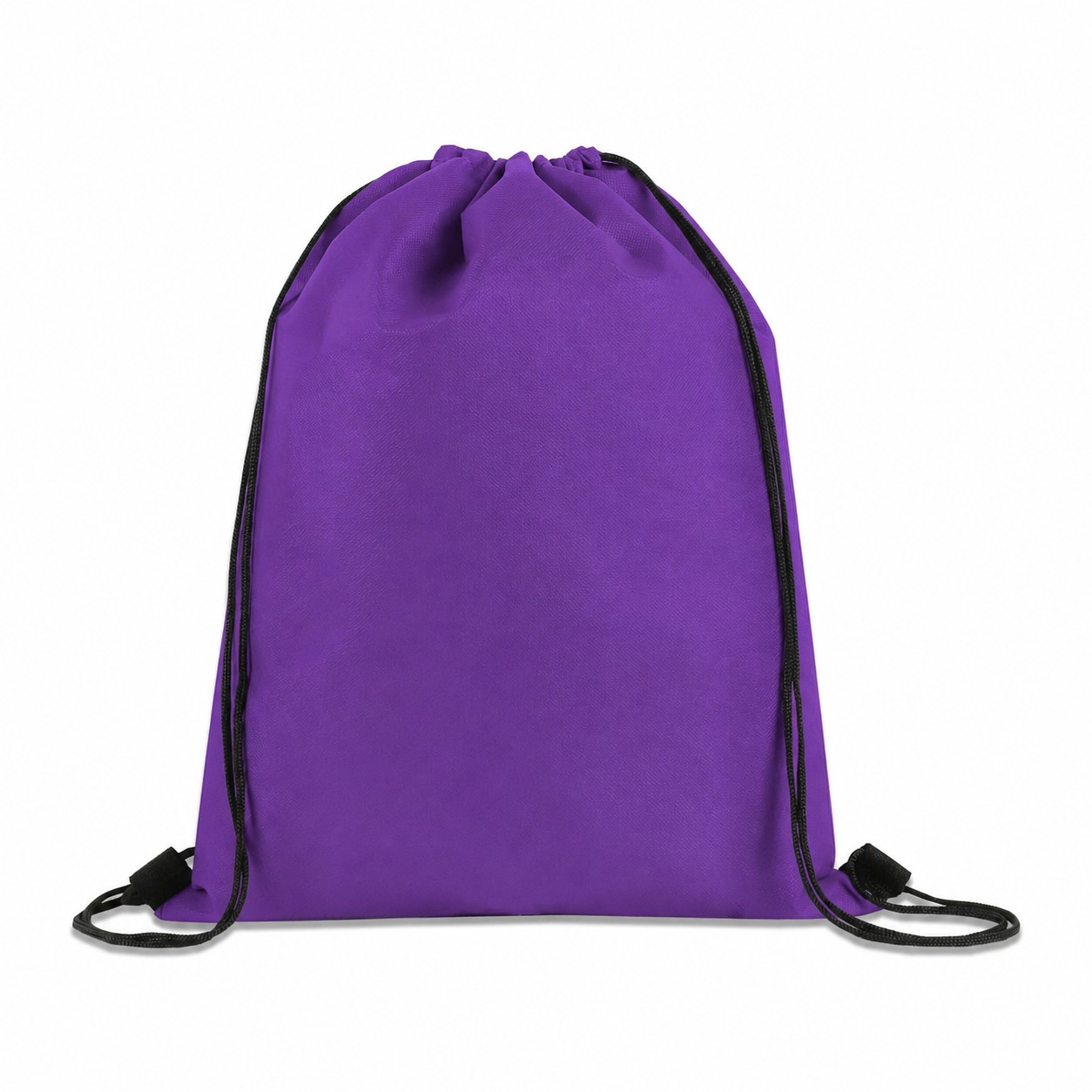 80GSM Non-Woven Drawstring Bag — Purple