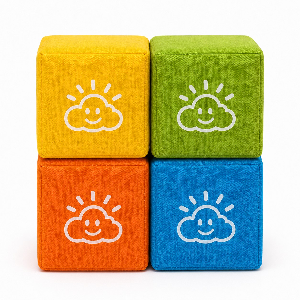 Canvas Cube Kids Toss Bean Bag