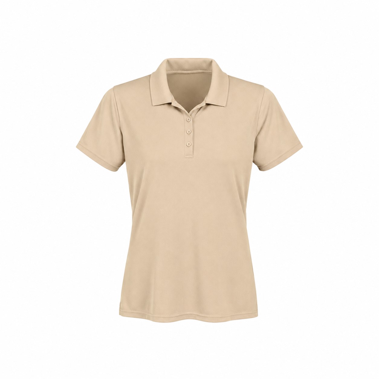 Recycled Team Polo Shirt — Beige