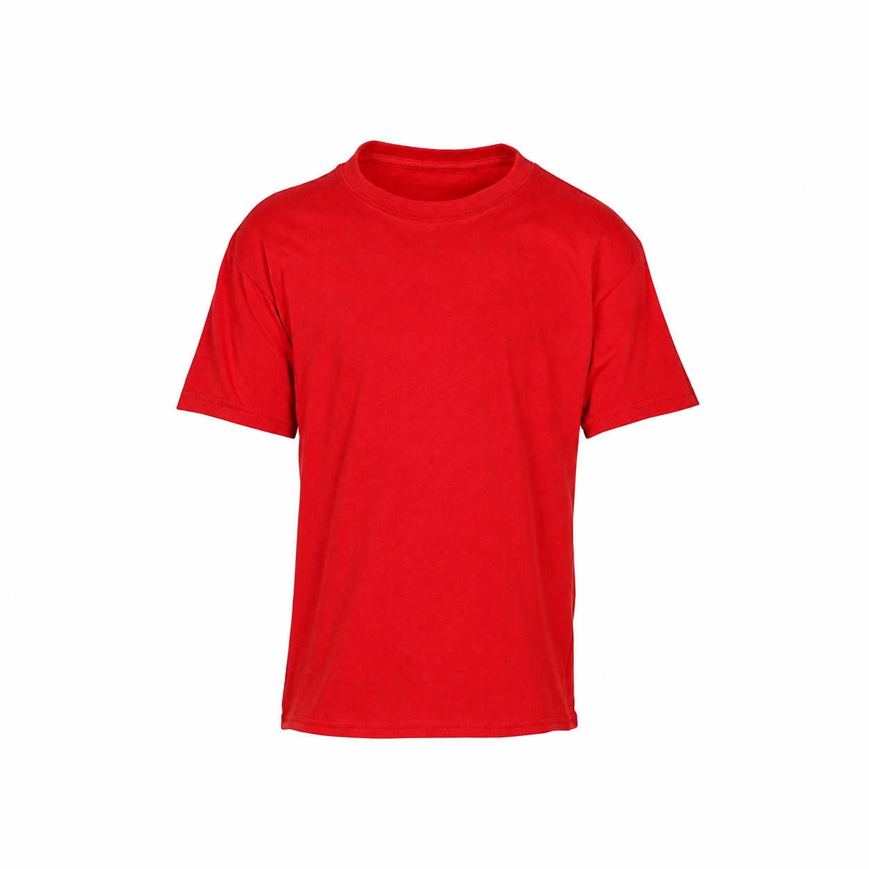 Essential Youth Cotton T Shirt — Red
