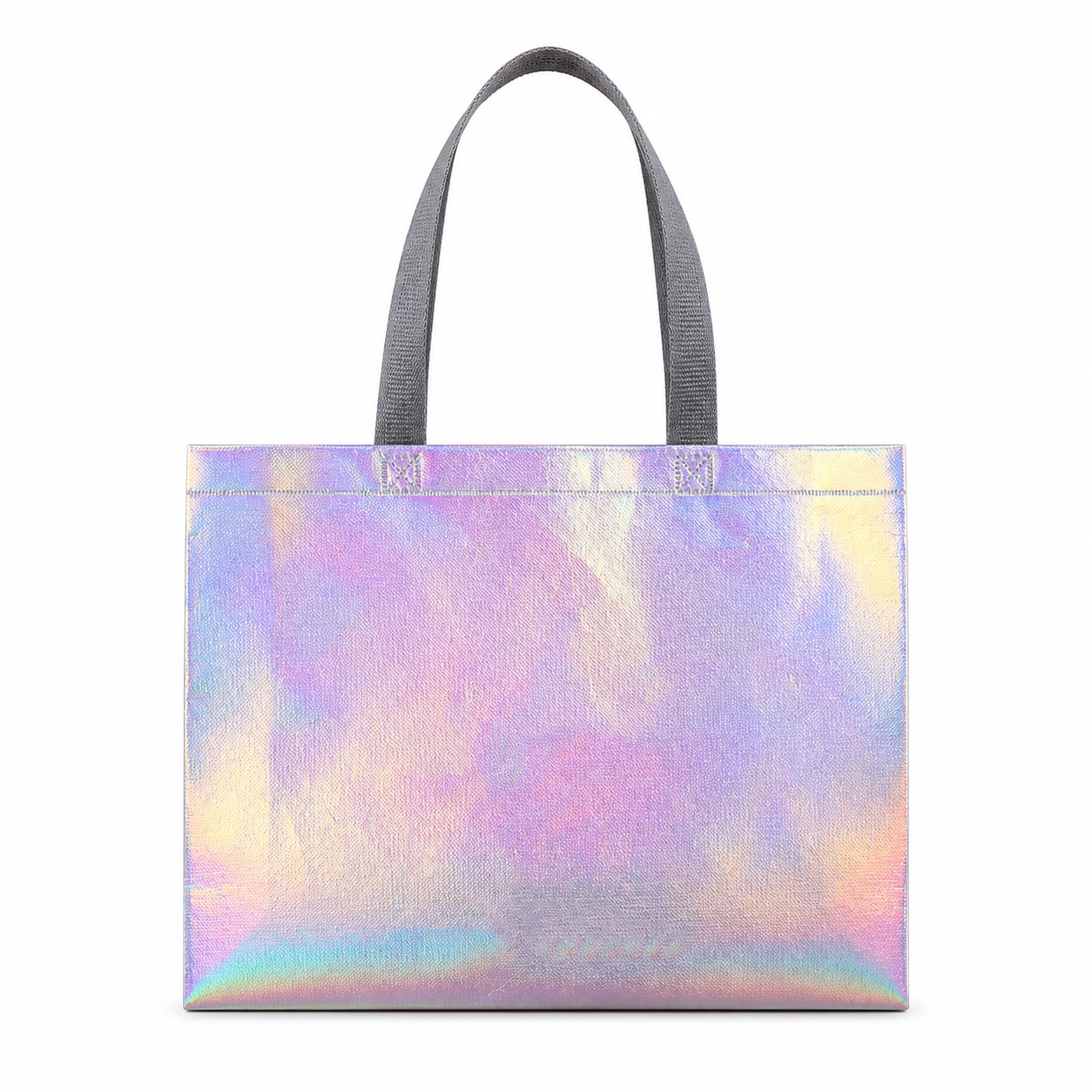 Iridescent Nonwoven Gift Tote With Handles — view 2